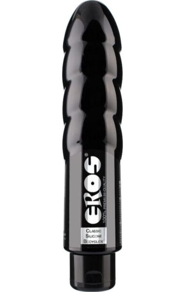 Lubrifiant à base de silicone EROS Classic Silicone Bodyglide dans son flacon de 175 ml