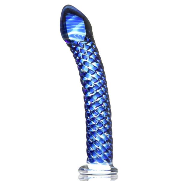 Gode en verre Pipedream Icicles N. 29, en verre soufflé