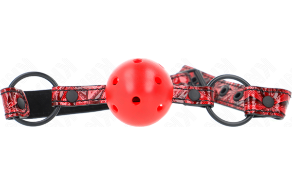 Bâillon boule Kink 4,5 cm avec sa sangle