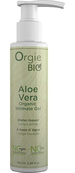Gel intime Orgie Bio Aloe Vera 100 ml en flacon pompe