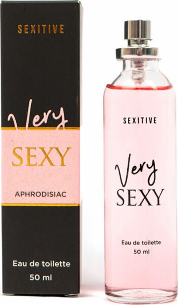 Flacon en verre du parfum Sexitive Very Sexy 50 ml avec vaporisateur