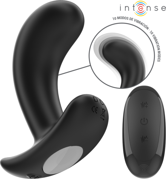 Plug anal Intense Chandler noir avec télécommande