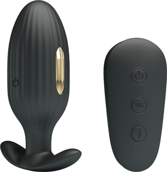 Plug anal vibrant Pretty Love Kelly de couleur noire