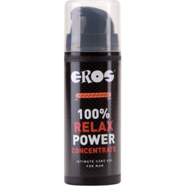 Flacon-pompe de 30 ml d'Eros Relax 100% Power Concentrate Man