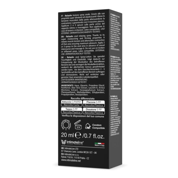 Spray relaxant anal IntimateLine RelaxAn de 20 ml
