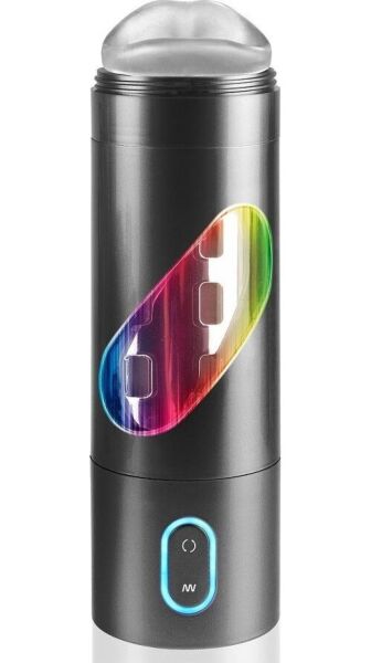 Masturbateur Extreme Toyz Roto Bator Boca avec tube transparent et manchon en silicone