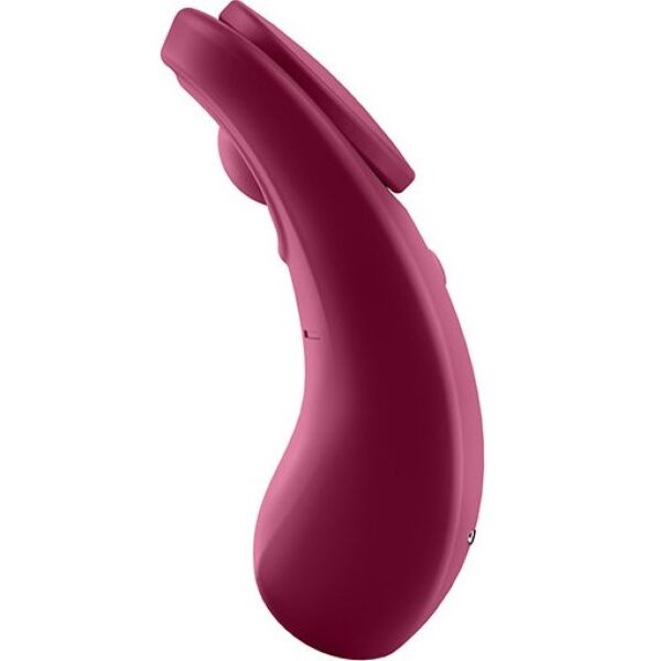 Vibromasseur pour culotte Satisfyer Sexy Secret Connect App en rouge