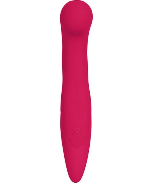 Vibromasseur Calexotics Silhouette S12 rouge de forme incurvée