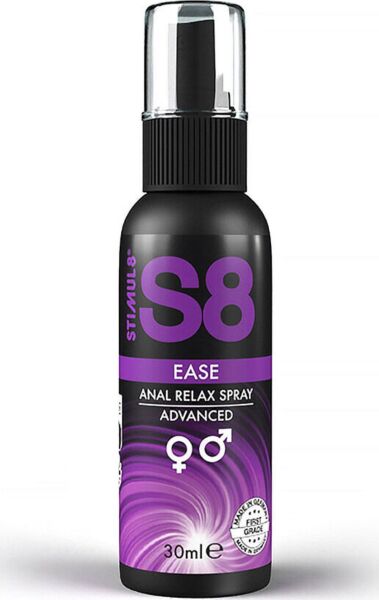 Spray anal Stimul8 S8 Ease Anal Relax, flacon de 30 ml
