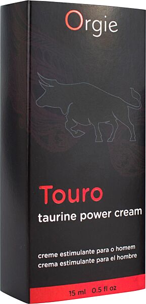 Flacon de crème stimulante Orgie Touro de 15 ml