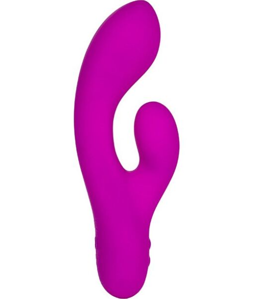 Vibromasseur rabbit Calexotics Vanity VR6 avec sa branche clitoridienne