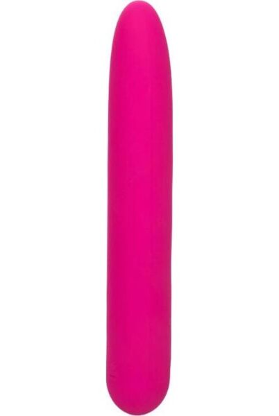 Vibromasseur CalExotics Bliss Vibe en silicone liquide, couleur rose