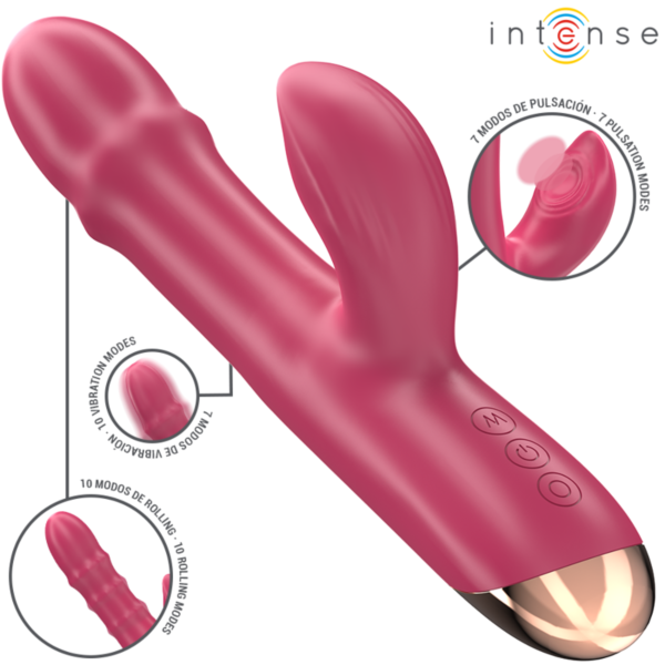 Vibromasseur Intense Chloe 3 en 1 en silicone