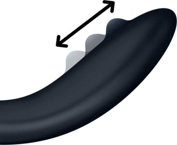 Vibromasseur point G Satisfyer Rrrolling Explosion noir, avec la bille dans la tête