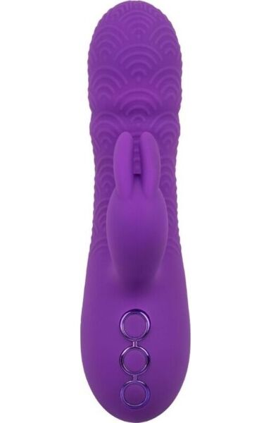 Vibromasseur rabbit CalExotics Manhattan Beach Marvel, de la collection California Dreaming, de couleur violette