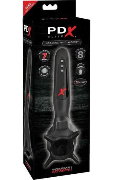 Masturbateur Pipedream PDX Elite Roto-Sucker avec vibration et succion