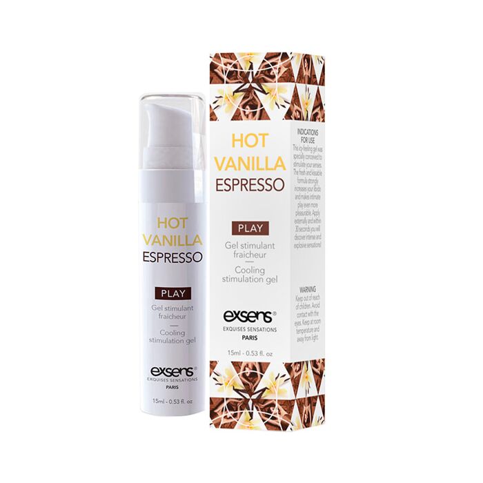 Cooling Stimulation Gel Hot Vanilla Espresso 15 ml. Cooling Stimulation Gel Hot Vanilla Espresso 15 ml.