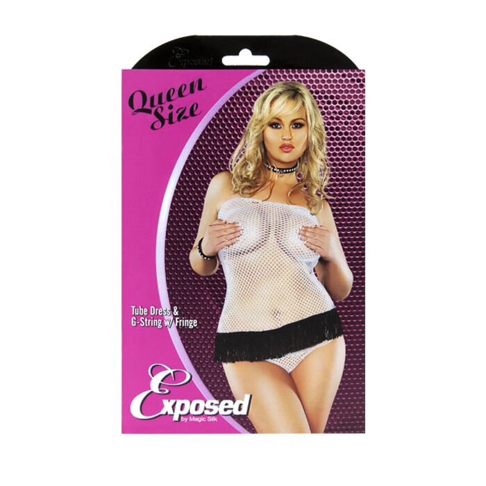 FISHNET MINIVESTIDO RED BLANCO 2XL FISHNET MINIVESTIDO RED BLANCO 2XL