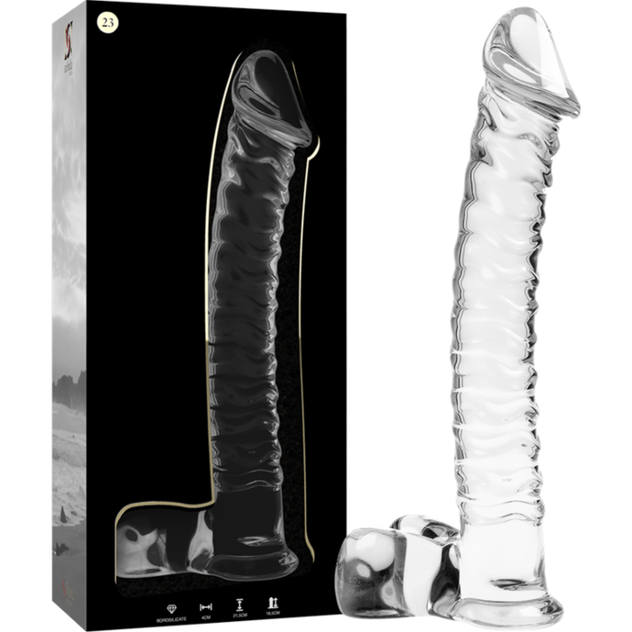 NEBULA SERIES BY IBIZA MODELO 9 DILDO CRISTAL 15.5 CM O 2.5 CM