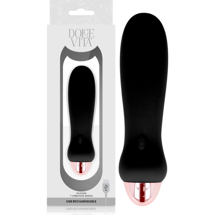 DOLCE VITA VIBRADOR RECARGABLE FIVE 7 VELOCIDADES DOLCE VITA VIBRADOR RECARGABLE FIVE 7 VELOCIDADES