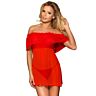 Subblime vestido corto + tanga rojo l/xl