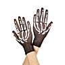 GUANTES NEGRO CON DIB ESQUELETO
