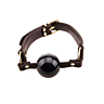 Ball gag Bound en nubuck cuir ajustable