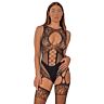 Bodystocking Lace Cut Out