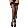 Chaussettes Hautes Résille Lace by LJ avec Strass