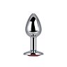 Butt Plug Toosh Small Stone avec base ornée Rojo