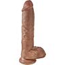 Pénis réaliste KING COCK 19.8 CM avec testicules