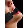 Ouch corset noir gag respirante