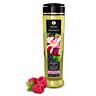 Huile de massage biologique à la framboise de Shunga
