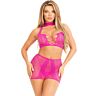 Ensemble de lingerie Leg Avenue top et jupe ouverte