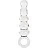 Dildo S Pleasures Crystal SOLARIS à billes pour stimulation