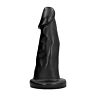 Dildo ALL BLACK 27 CM aux courbes raffinées