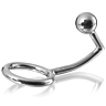 Cockring METAL HARD avec boule anal pour stimulation extra