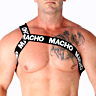 Harnais homme MACHO - ARNÉS ROMANO BLANCO L/XL