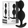 Bolas Anales BLACK&SILVER ORSON Plug en Silicone