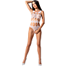 Body en résille Passion Woman BS083 avec ouverture