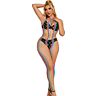 Bodystocking SUBBLIME 952358 avec design en maille arc-en-ciel