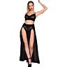 Ensemble de lingerie CHILIROSE SETS CR 4672 noir S à chaînes dorées
