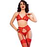 Ensemble de lingerie Chilirose CR 4848 avec tanga et bas