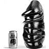 Gode anal ALL BLACK 33 cm sans testicules