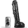 Dildo ALL BLACK DONG 29 cm tige épaisse