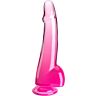 Dildo King Cock 19 cm avec testicules pour arnes