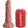 Dildo vibrant King Cock Elite 15.2 cm en silicone