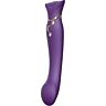 Zalo vibrador reina cleopatra con calor - morado