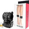 Menottes ajustables Darkness en cuir PVC