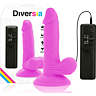Dildo Vibrant Diversia 17 cm avec Ventouse